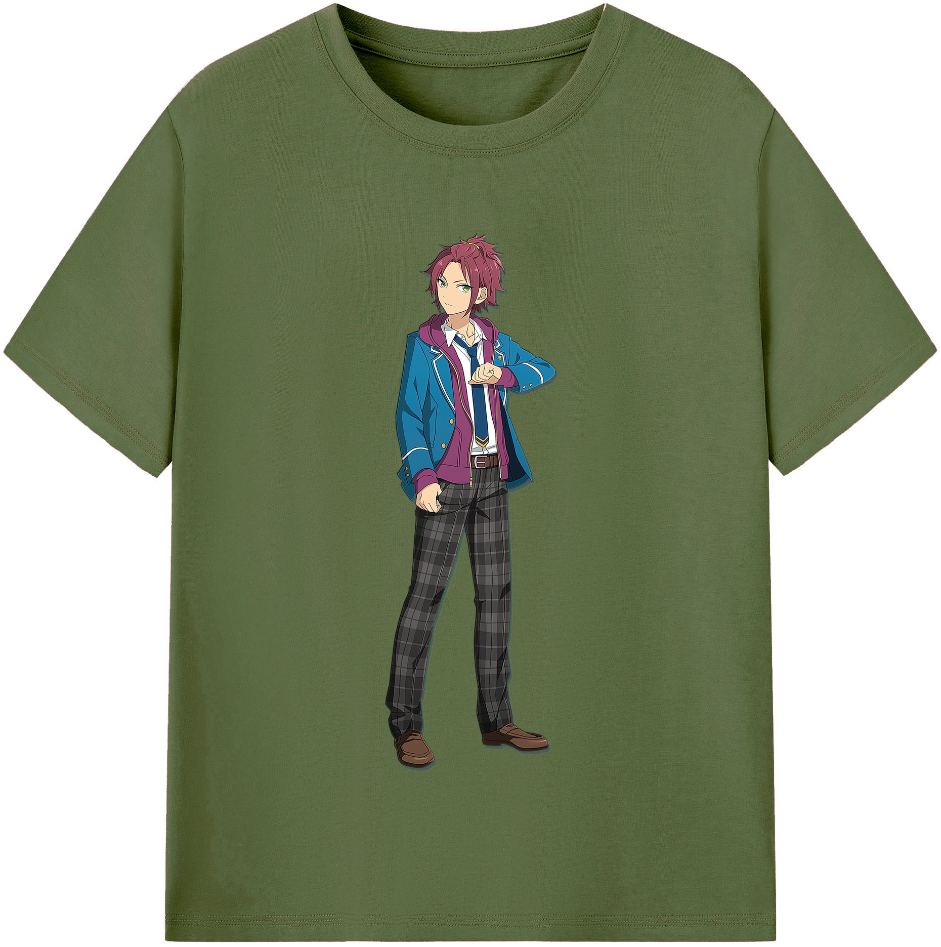 （画像用） あんさんぶるスターズ! Ensemble Stars 綿100％半袖Tシャツ（フロントプリント）